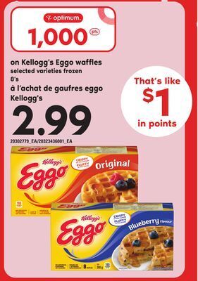 Independent City Market Gaufres eggo kellogg's, 8's offer