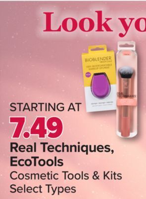PharmaChoice Real techniques, ecotools cosmetic tools & kits offer