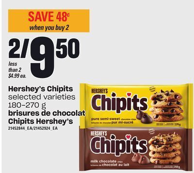 Independent City Market Brisures de chocolat chipits hershey's, 180-270 g offer