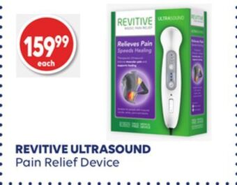 Shoppers Drug Mart Revitive ultrasound pain relief device offer