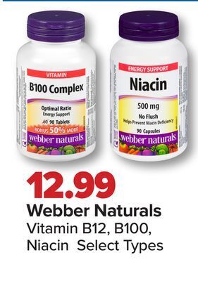 PharmaChoice Webber naturals vitamin b12, b100, offer
