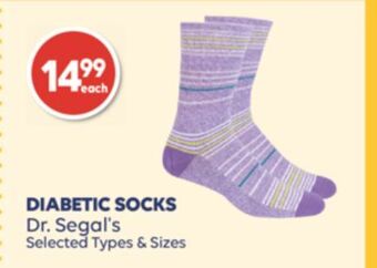 Wellwise by Shoppers Diabetic socks dr. segal's offer