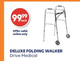 Wellwise by Shoppers Deluxe folding walker drive medical offer