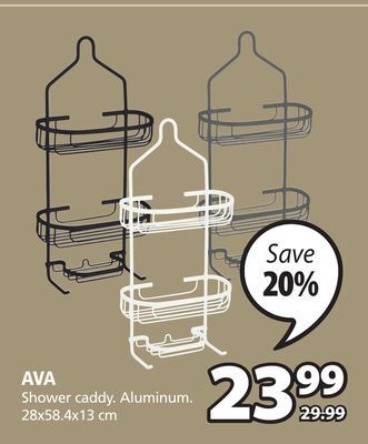 JYSK Ava shower caddy offer