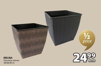 JYSK Melina polyrattan planter offer