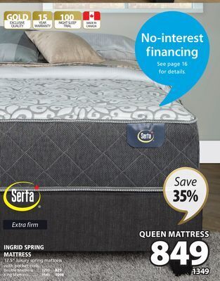 JYSK Ingrid spring mattress offer