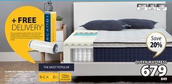 JYSK Scandi blu spring mattress offer