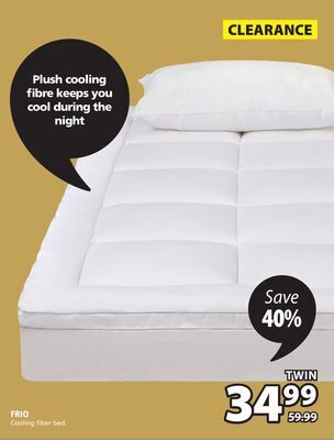 JYSK Frio cooling fiber bed offer