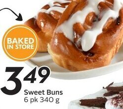 Sobeys Sweet Buns offer