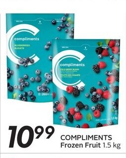 Sobeys Compliments Frozen Fruit offer