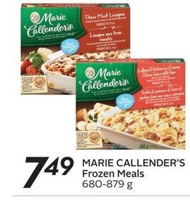 Sobeys Marie Callender's Frozen Meals offer