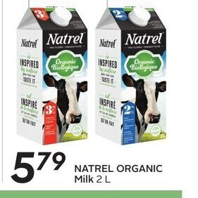 Sobeys Natrel Organic Milk offer
