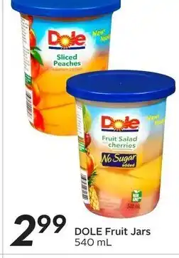 Sobeys Dole Fruit Jars offer