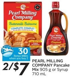 Sobeys Pearl Milling Company Pancake Mix offer