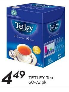 Sobeys Tetley Tea offer