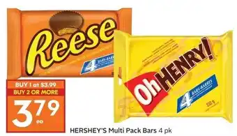 Sobeys Hershey's Multi Pack Bars offer