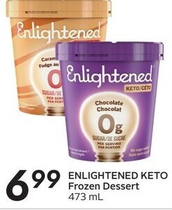 Sobeys Enlightened Keto Frozen Dessert offer