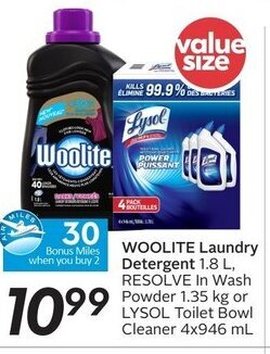 Sobeys Woolite Laundry Detergent offer