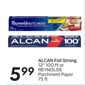 Sobeys Alcan Foil Strong offer