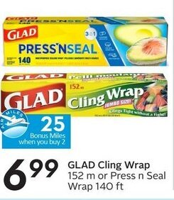 Sobeys Glad Cling Wrap offer