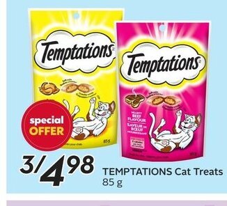 Sobeys Temptations Cat Treats offer