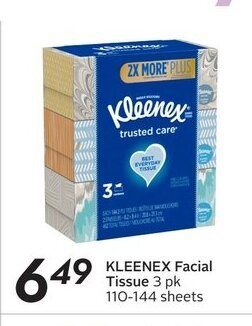 Sobeys Kleenex Facial Tissue offer