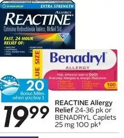 Sobeys Reactine Allergy Relief offer