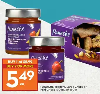 Sobeys Panache Toppers, Large Crisps or Mini Crisps offer