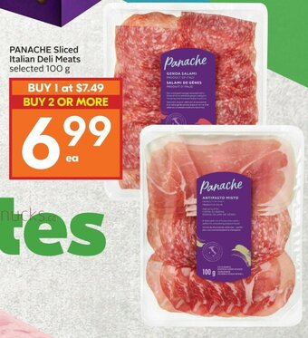 Sobeys Panache Sliced Italian Deli Meats offer
