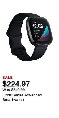 Sport Chek Fitbit sense advanced smartwatch offer