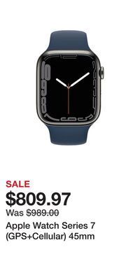 Sport Chek Apple watch series 7 (gps+cellular) 45mm offer