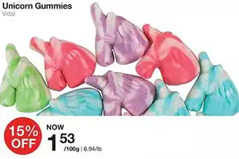 Bulk Barn Unicorn gummies offer