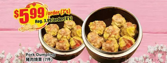 Btrust Supermarket Pork dumpling offer