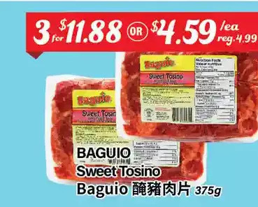 Btrust Supermarket Baguio sweet tosino offer