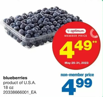 Wholesale Club Blueberries offer