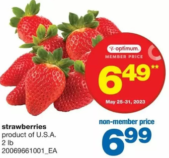 Wholesale Club Strawberries offer
