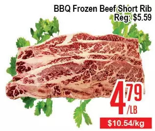 Skyland Foodmart Bbq frozen beef short rib offer