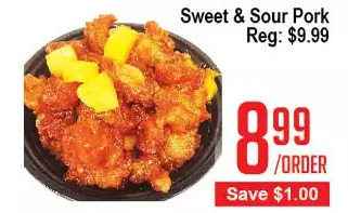 Skyland Foodmart Sweet & sour pork offer