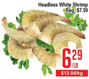 Skyland Foodmart Headless white shrimp offer