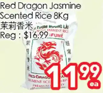 Superking Supermarket Red dragon jasmine scented rice offer
