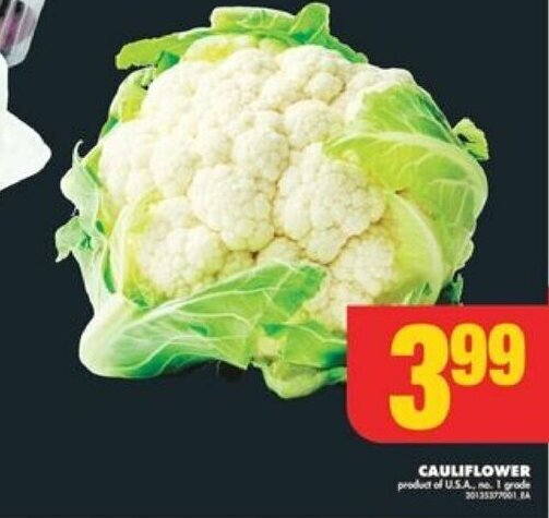 No Frills CAULIFLOWER offer