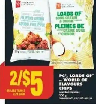 No Frills PC, LOADS OF™ or WORLD OF FLAVOURS 200 g offer