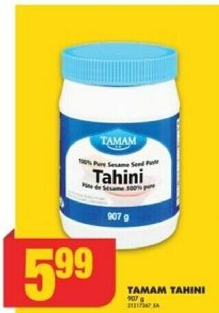 No Frills TAMAM TAHINI offer