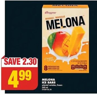 No Frills MELONA ICE BARS, 560 mL offer
