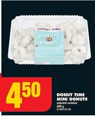 No Frills DONUT TIME MINI DONUTS 600 g offer