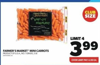 Real Canadian Superstore FARMER'S MARKET MINI CARROTS 2LB offer