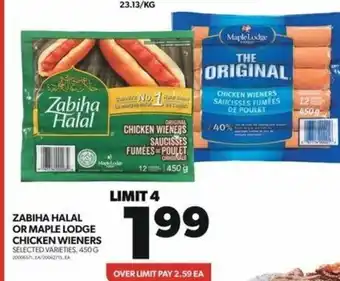Real Canadian Superstore ZABIHA HALAL 450g offer