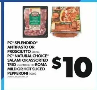 Real Canadian Superstore PC SPLENDIDO ANTIPASTO 200g offer