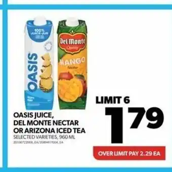 Real Canadian Superstore OASIS JUICE 960ml offer