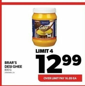 Real Canadian Superstore BRAR'S DESI GHEE 800 G offer
